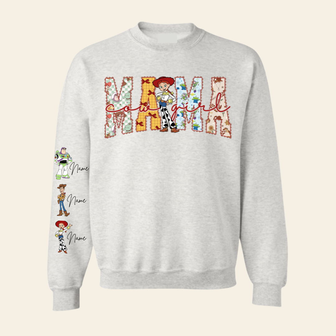 Mama Cowgirl Customizable Crewneck