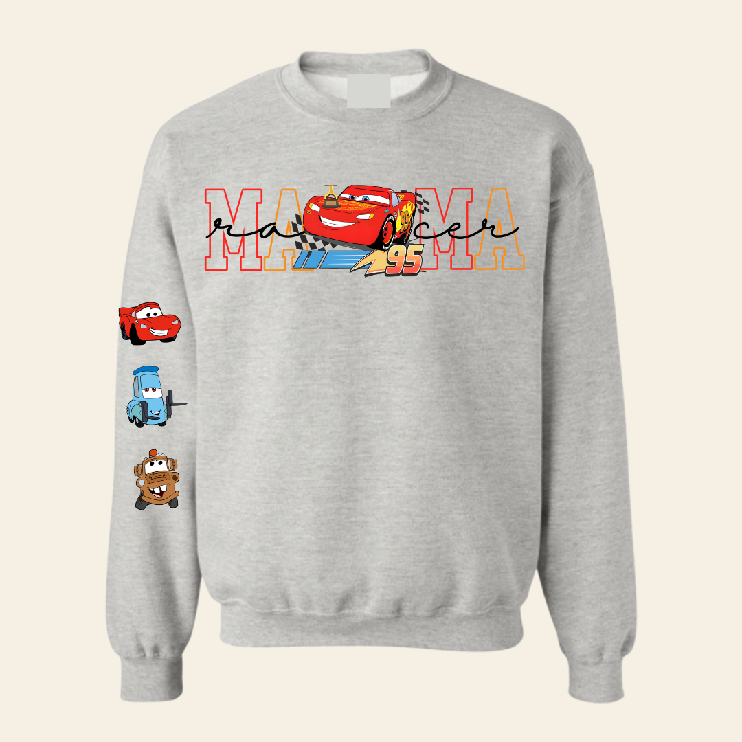 Mama Racer Customizable Crewneck
