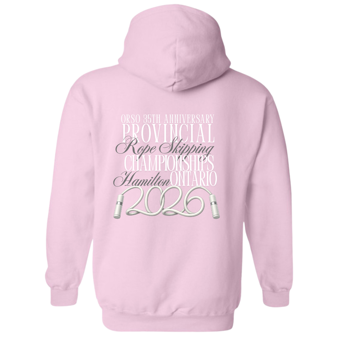 YOUTH 2026 Provincial Champ Hoodie - light pink