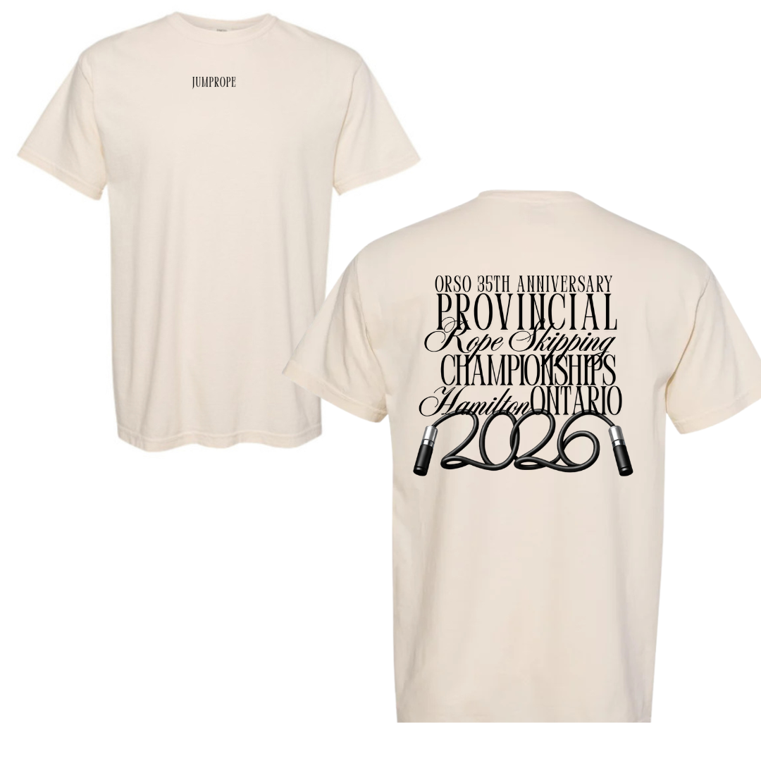 2026 Provincial Champ Tee- Ivory