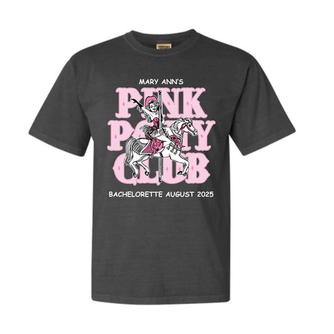 Mary Anne’s Bachelorette T-shirts