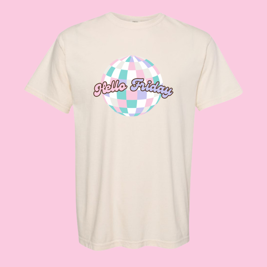Disco hello Friday t-shirt
