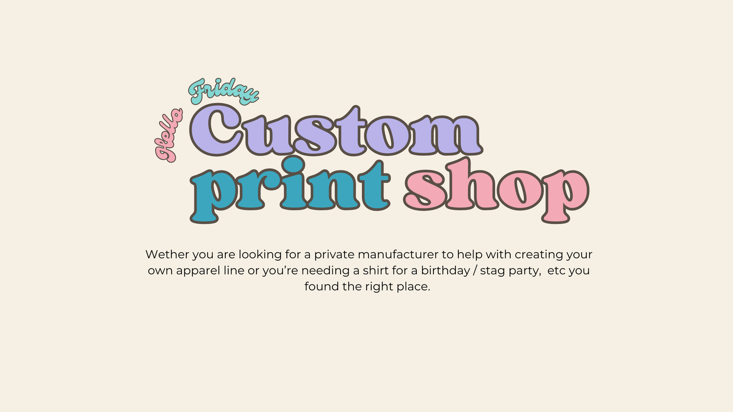 Custom Print Shop