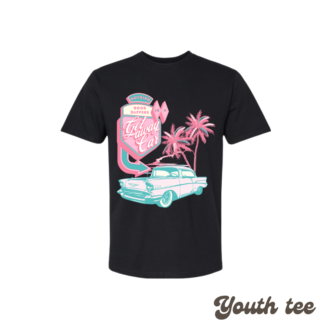 Kids Get Away Car T-Shirt