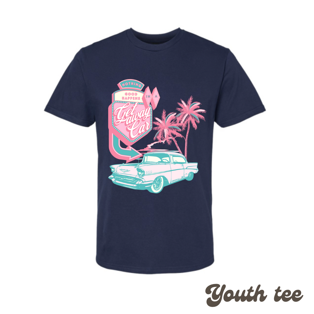 Kids Get Away Car T-Shirt