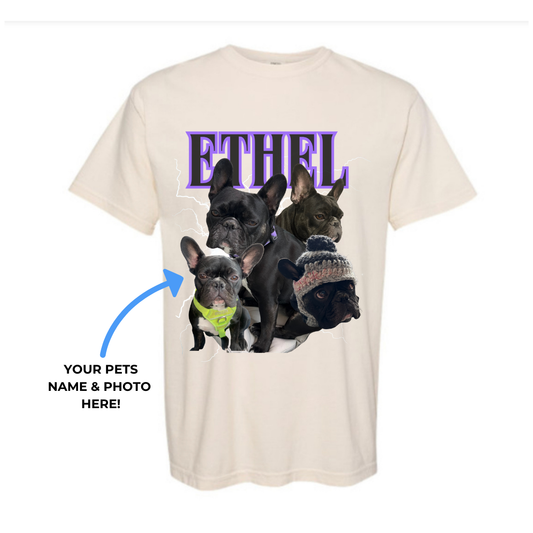 Pet Portrait T-Shirt (ADULT SIZE)