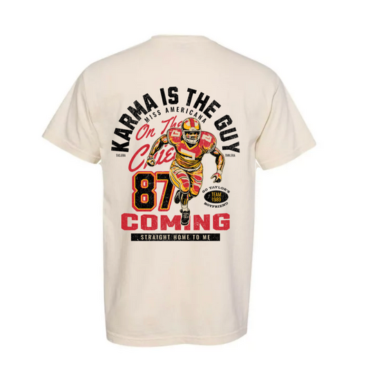 Karma Is The Guy On The Chiefs T-Shirt