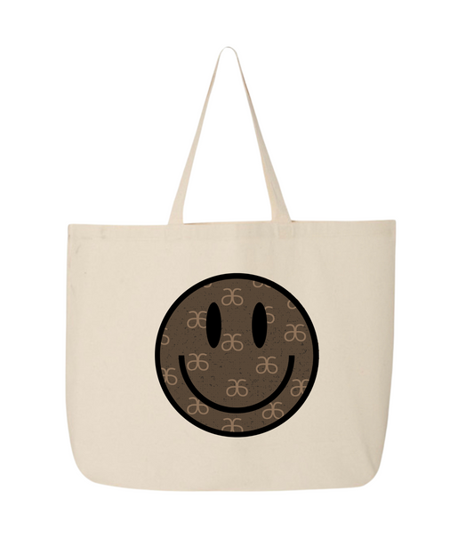 Arbonne Designer Smiley Jumbo Tote Bag