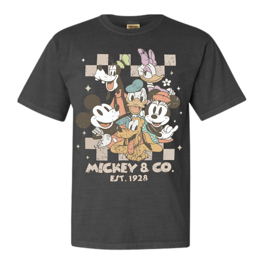 Retro Mickey And Friends T-Shirt