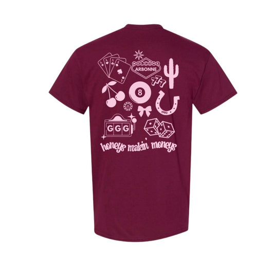 ARBONNE 2026 GTC T-SHIRT (MAROON) 🎰