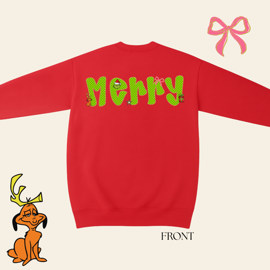 Grinchy Christmas Signature Crewneck