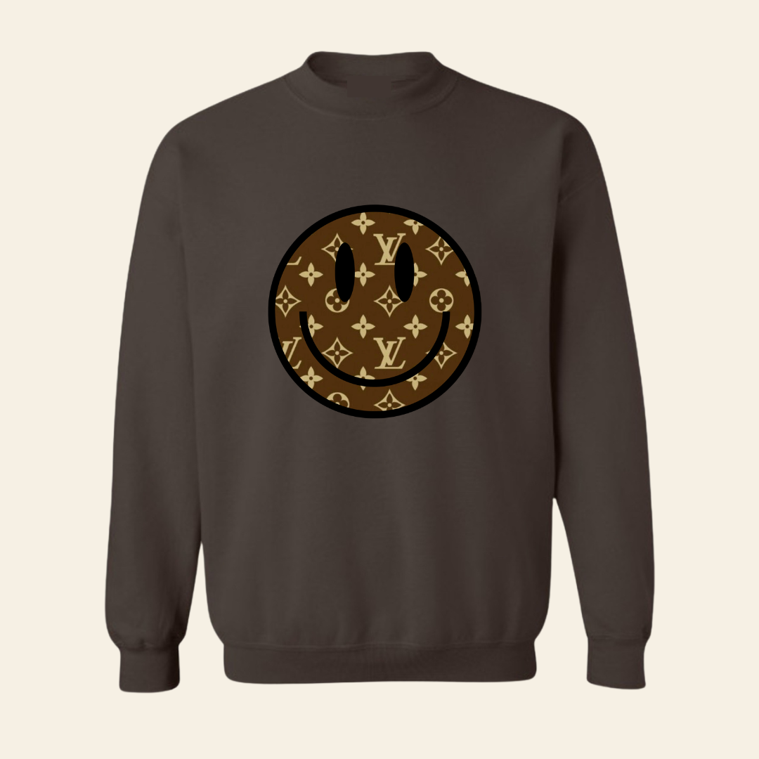 L Smiley Crewneck