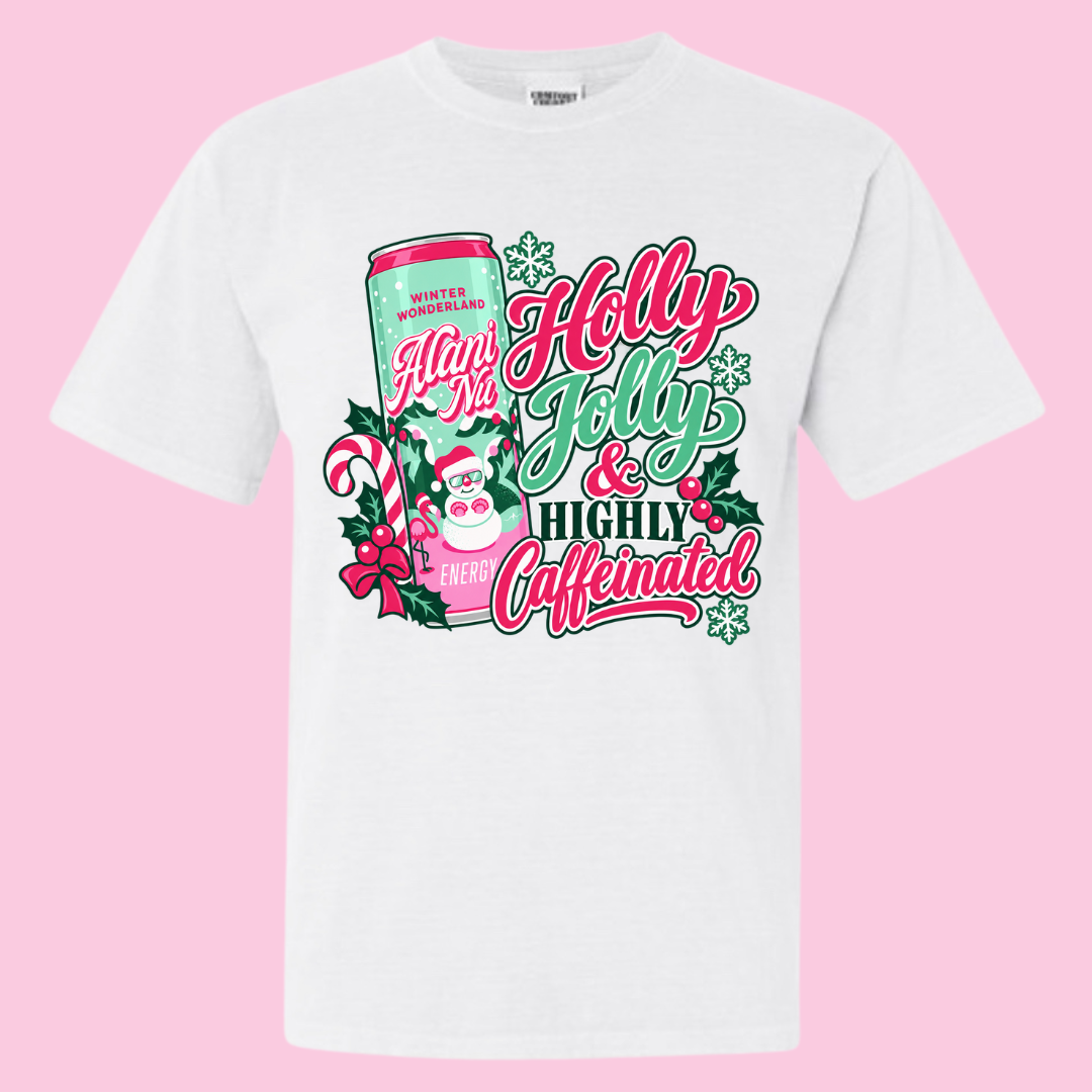 Holly Jolly & Caffeinated T-Shirt
