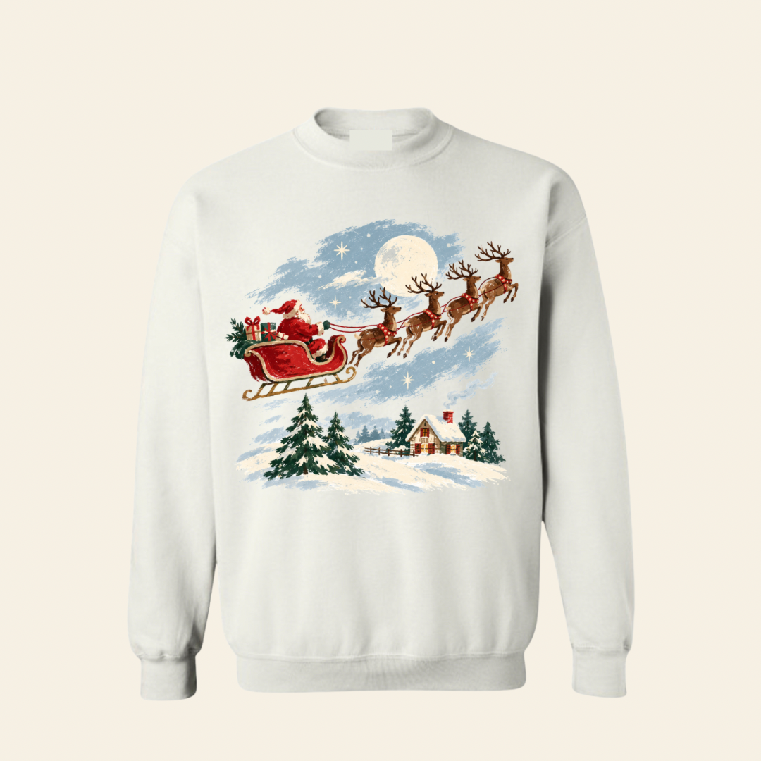 Vintage Christmas Night Crewneck