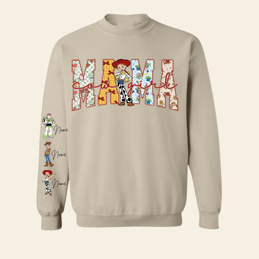 Mama Cowgirl Customizable Crewneck