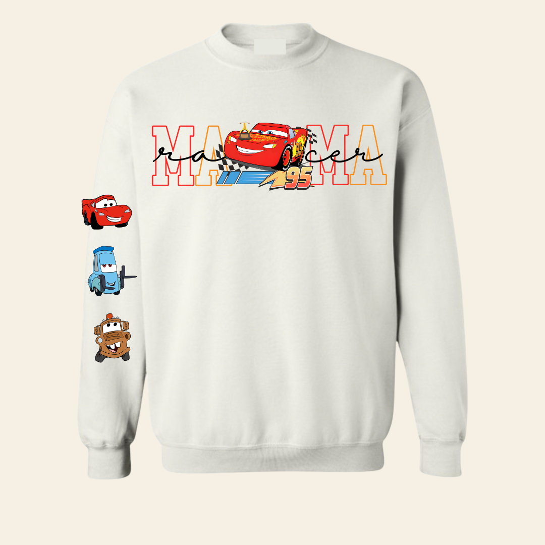 Mama Racer Customizable Crewneck