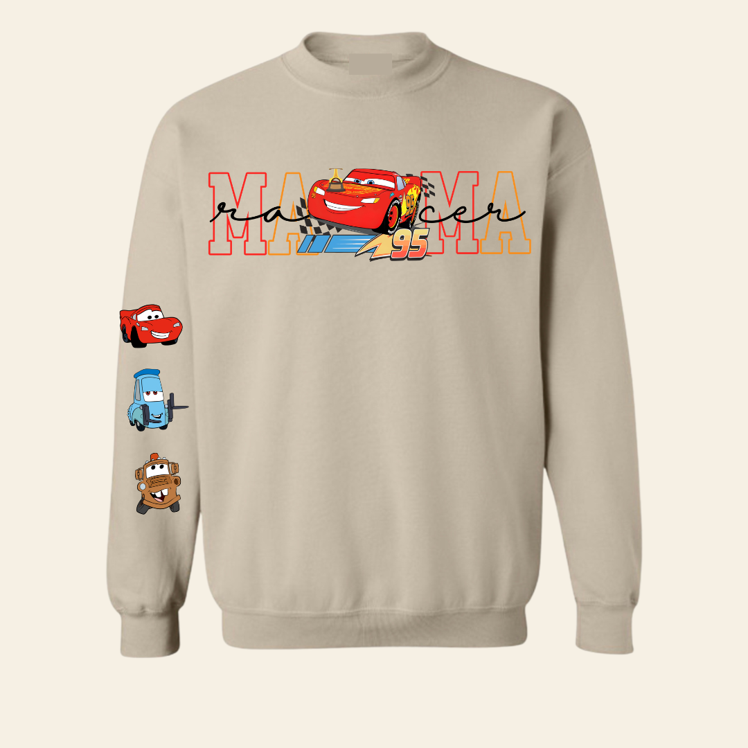 Mama Racer Customizable Crewneck