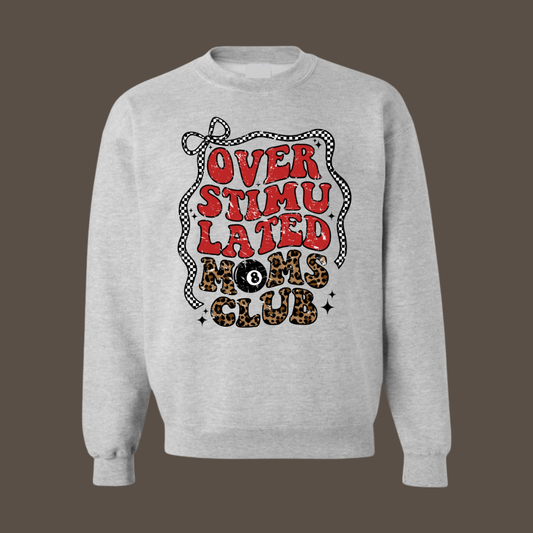 Retro Overstimulated Moms Club Crew