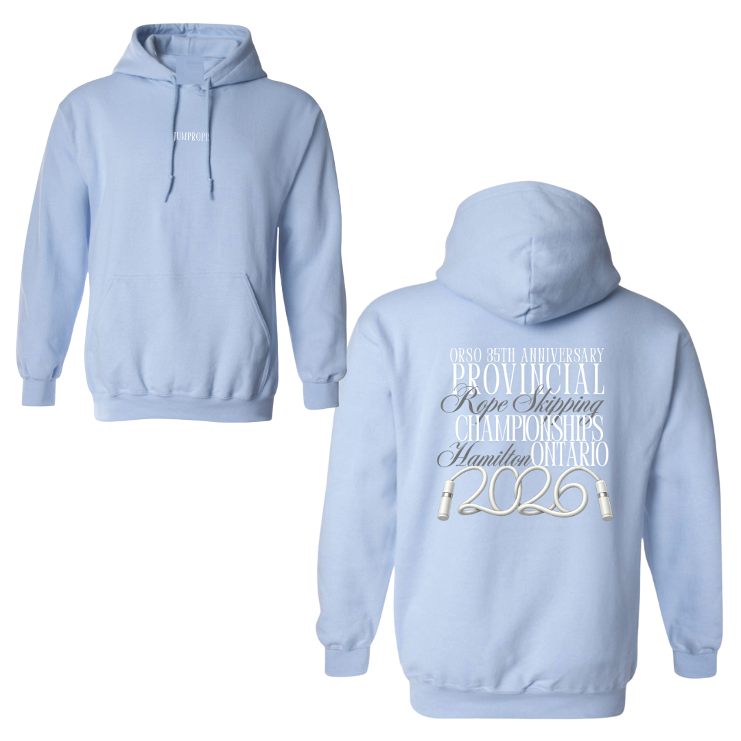 2026 Provincial Champ Hoodie - Light Blue