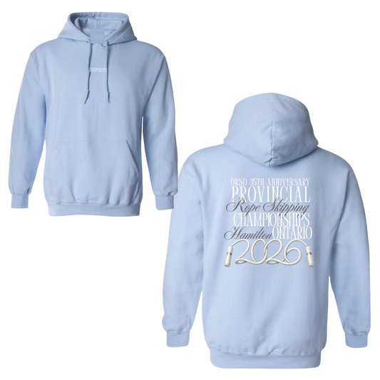 2026 Provincial Champ Hoodie - Light Blue