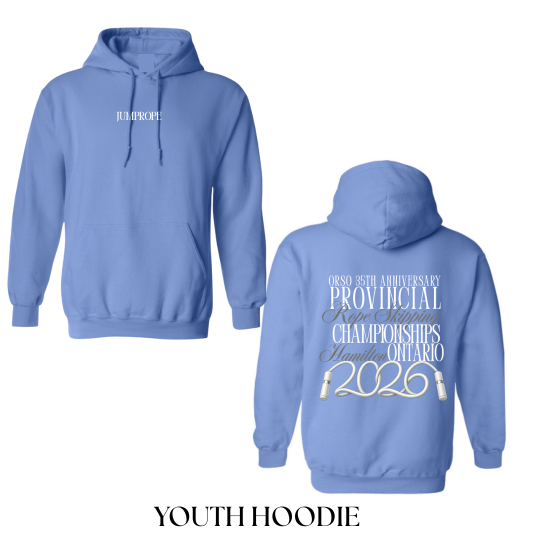 YOUTH 2026 Provincial Champs Hoodie - Carolina Blue