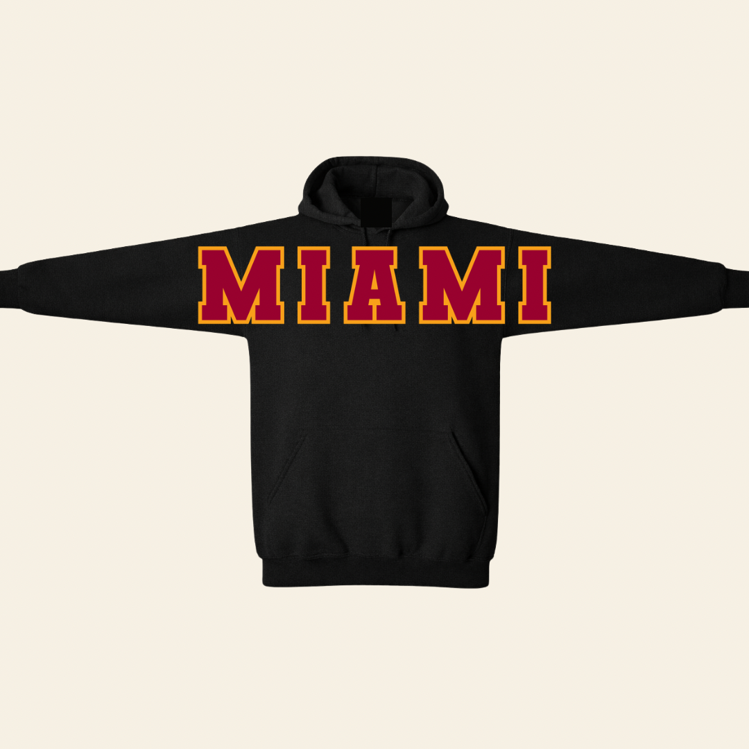 Miami Signature Hoodie 💛❤️