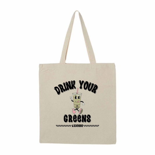 Arbonne drink your greens tote bag