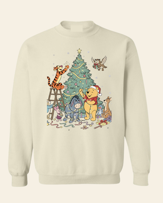 Pooh Bear Christmas Crewneck