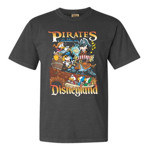 Retro pirates ride tshirt